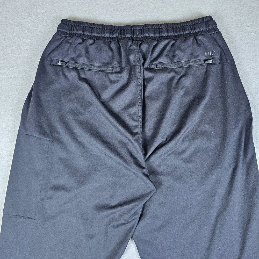 Vuori Sunday Performance Jogger Pants Mens Small Black Drawstring Pockets V416